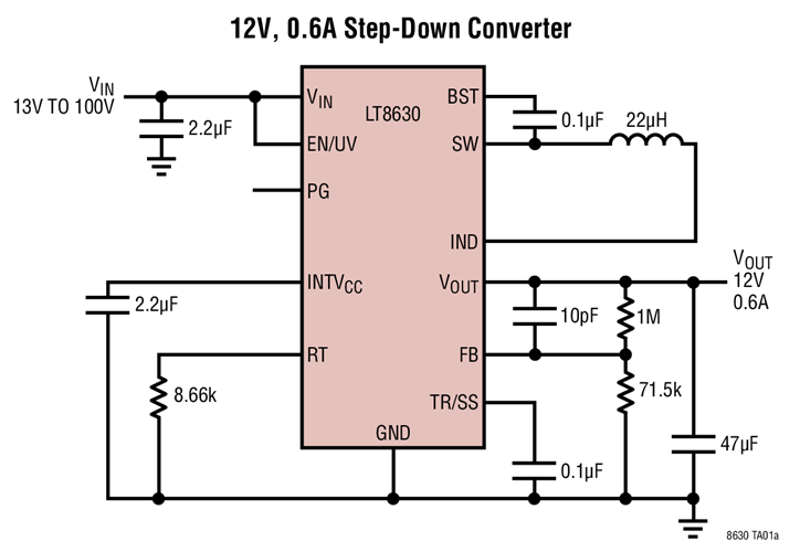 LT8630EFE#PBF/LT8630IFE#PBF內(nèi)部同步開(kāi)關(guān)DC/DC轉(zhuǎn)換器