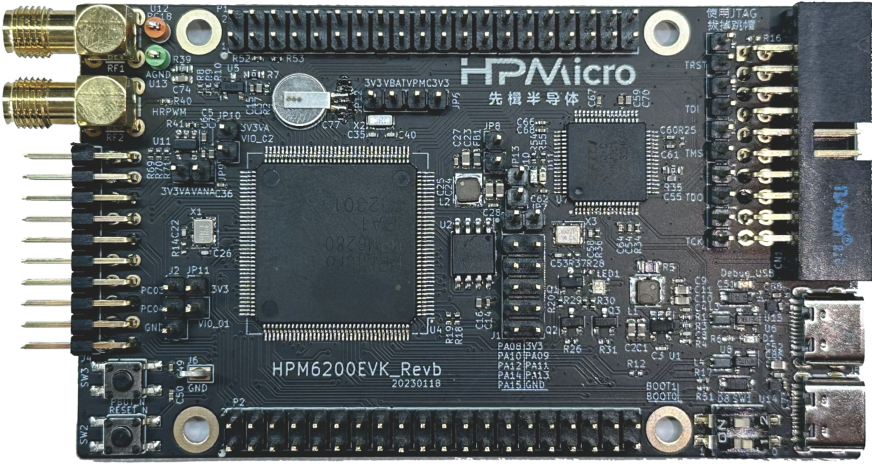 ?HPM6200EVK：RISC-V架構(gòu)高性能微控制器評估板現(xiàn)貨庫存